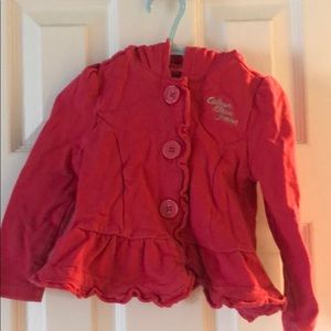 Calvin Klein Jeans Pink hooded cardigan Top 2